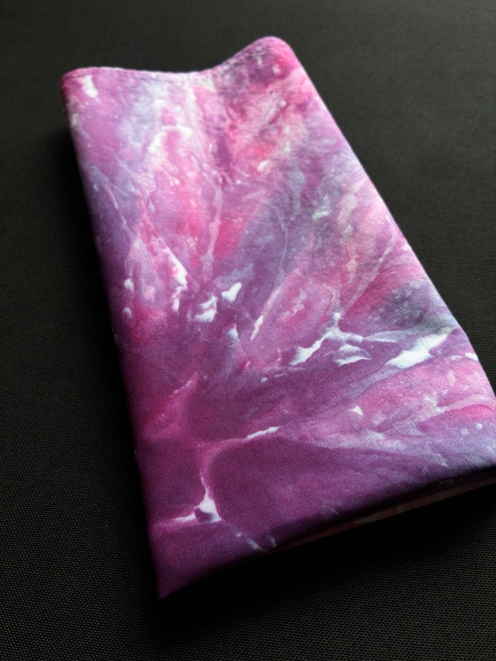 Purple and Pink Tie Dye Hair Scarf - Women Accessories
